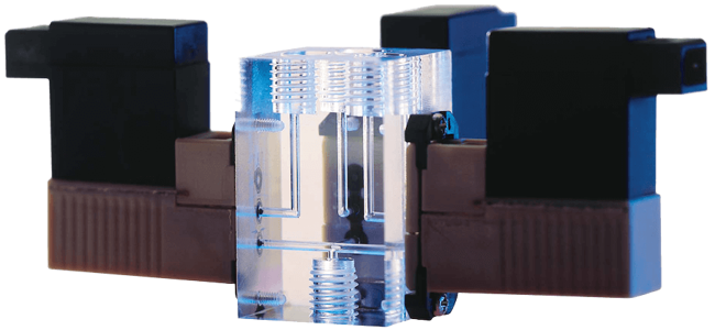 Burkert 2/2 and 3/2 Flipper Solenoid Valve, 6604